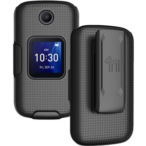 Nakedcellphone Case and Belt Clip Holster for Alcatel Go Flip 4, TCL Flip Pro - 1 of 4