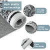 Coucheta Area Rug Washable Non-Slip Rug - Distressed Floral Print Low Pile Carpet, Tone Retro Accent Mat for Indoor Use，Multiple Sizes and Colors - 3 of 4