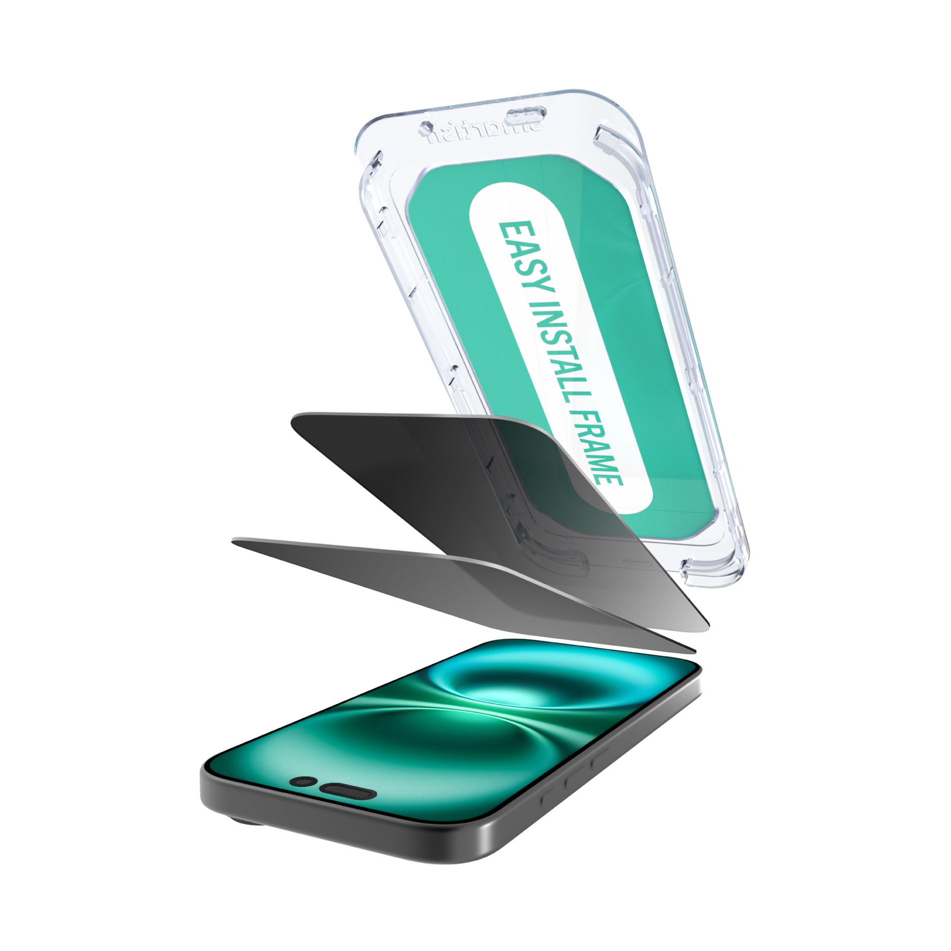 Smartish iPhone 17 Screen Protectors - Tuff Sheet - 2-Pack Tempered Glass