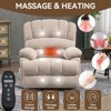 TiramisuBest Lift Recliner Chair Heat Massage Dual Motor Infinite Position Up to 350 LBS Large Electric Power Lift Recliners with Power-Remo - 3 of 4
