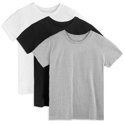 Mightly Boys & Girls 3pk Fair Trade Organic Cotton Classic Fit Tees