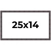 PosterPalooza | Slim Profile Brown Picture Frame - UV Acrylic, Backing Board, Hanging Hardware Included - 2 of 4