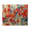 Trademark Fine Art -Tim Otoole 'Red Poppy Field Ii' Wood Slat Art - image 2 of 4