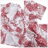 BLUEMING Men's Hawaiian Shirt Short Sleeve Floral Button Down Shirts Hot Holiday Beach Shirts - 4 of 4