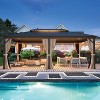 Erommy 14' x 20' Hardtop Gazebo Galvanized Steel Outdoor Canopy Aluminum Frame - 4 of 4