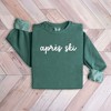 Simply Sage Market Embroidered Apres Ski Words Garment Dyed Sweatshirt - 3 of 4