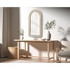 Elegant Lighting Arch Cornhusk Mirror 24x42 in Linen White - 3 of 4