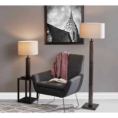 Kona 28" Black and Gray Table Lamp with 3-Way Switch