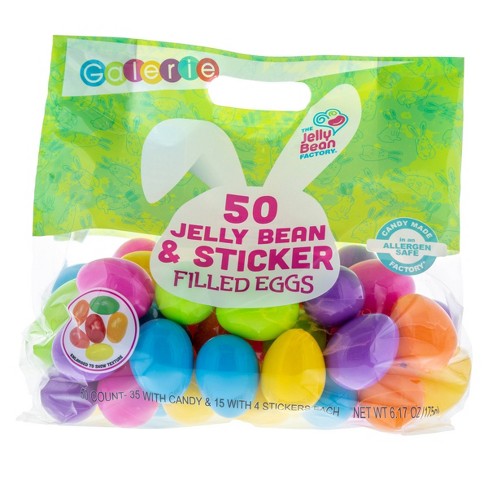 Galerie Value Egg Bag With Jelly Beans And Stickers - 6.17oz/50ct