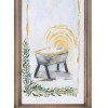Framed Christmas Manger Print 23.5"H - 2 of 2