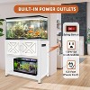 MaseiKar 40 Gallon Tank Holder with Cabinets and Power Outlet, Heavy Duty Metal Aquarium Bracket for 40-50 Gallon Vivarium, Double Terrarium Holder - 2 of 4