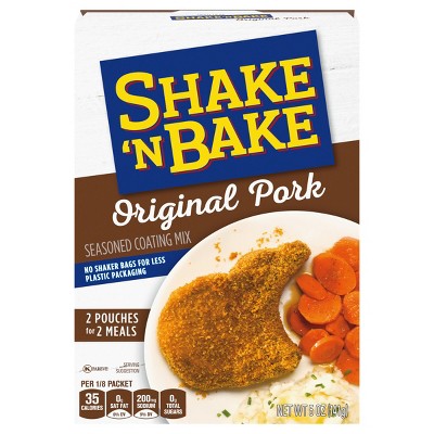 Shake 'N Bake Original Chicken Seasoned Coating Mix Value Size, 9 oz Box, 4  ct Packets