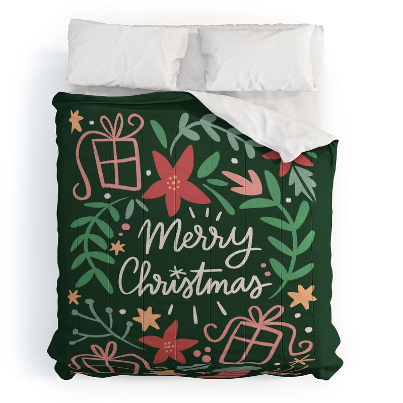 Bigdreamplanners Merry Christmas I Comforter + Pillow Sham(s) - Deny Designs, 1 of 4
