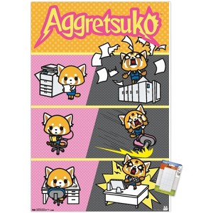 Trends International Aggretsuko - Transform Unframed Wall Poster Prints - 1 of 4