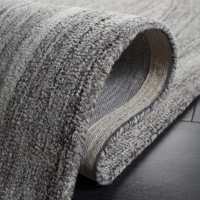 Handmade Tufted Wool Abstract Rug - Gray, 8' x 10'