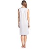 Casual Nights Women's Fancy Lace Floral/Embroidered Sleeveless Nightgown - 3 of 4