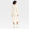Women's Bell Long Sleeve Midi Sweater Dress - A New Day™ - 2 of 3