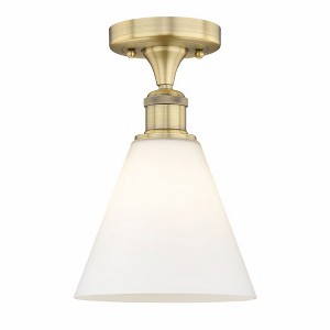 Berkshire - 1 Light Semi-Flush Mount In Industrial Style-10.75 Inches Tall and 8 Inches Wide - 1 of 1