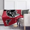 NFL Atlanta Falcons Helmet Stripes Flannel Fleece Blanket - 2 of 3