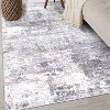 World Rug Gallery Distressed Abstract Area Rug:  Stain-Resistant Runner,  Low Pile,  Pet Friendly - 2 of 4