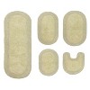 Home Weavers Double Ruffle Collection 100% Cotton Tufted Bathroom Rug Set, Non-Slip Latex Bath Rug Set - 2 of 4