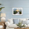 Stupell Industries Morning Trail To Beach Framed Print Under Glass, Gray, 23" x 17" - 3 of 4