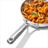 OXO 8" Mira Tri-Ply Stainless Steel Open Frypan Silver: Dishwasher-Safe, Induction Compatible, PTFE & PFOA Free - 3 of 4