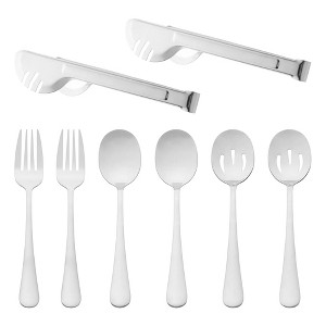 REGALWOVEN Stainless Steel Flatware Set 8 Pcs 2 Sets - 1 of 4