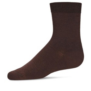 Memoi Toddler's and Kids' Basic Soft Rayon from Bamboo Crew Socks - 1 of 4