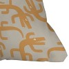 Croc Fun Sun Bath Outdoor Throw Pillow Orange - Deny Designs - 2 of 3