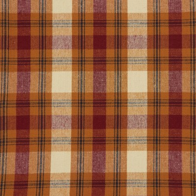 Rust Plaid Cotton Fall Table Runner 13 x 72 in