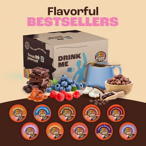 Crazy Cups Best Sellers Flavored Coffee Pods Variety Pack - image 1 of 2