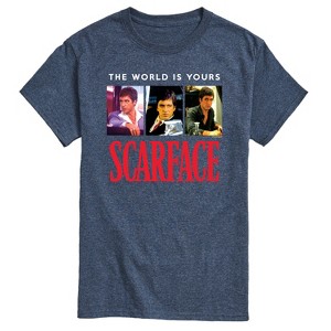 Men's - Scarface - The World Is Yours- Men's Short Sleeve Graphic T-Shirt Short Sleeve Graphic T-Shirt - 1 of 4