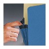 Smead 1 3/4" Exp Colored File Pocket Straight Tab Letter Blue 73215 - 4 of 4