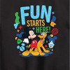 Boys' - Disney - Fun Starts Here Mickey Pluto Graphic Long Sleeve Fleece Sweatshirt - 2 of 4