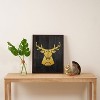 Nick Nelson Deer Symmetry Framed Art Canvas - Society6 - 3 of 4