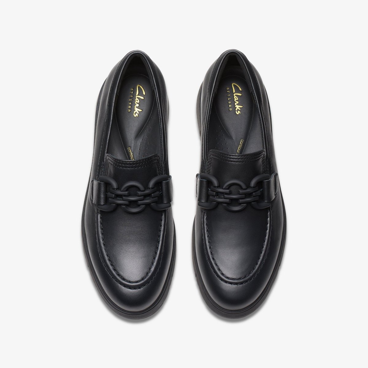 Обувь Clarks Womens Loriini Izzy Black Leather Shoes 5 Medium — фото 7