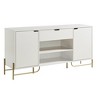 61.5" TV Console Table with Drawer, Sideboard Cabinet with Six Shelves, Buffet Table for Living room or Entrywa - 4 of 4