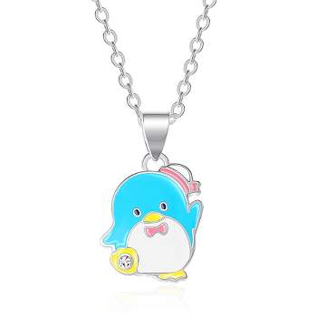 SALLY ROSE Sanrio Hello Kitty Pink Enamel Layered Necklace - Hello Kitty  Pendant Necklace Double Strand - Officially Licensed