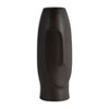 Sagebrook Home 14" Ceramic Face Vase - Ceramic Table Decor, Rustic Decorative Centerpiece For Home, Wedding, Office Decor - Black Vase Decor - 2 of 4