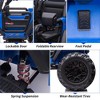 24V Kids Ride on 2 Seaters Electric Car with Remote Control, 2 * 120W Motors Battery Powered 20" Extra Large Seats+15.5" XL Wheels - 3 of 4