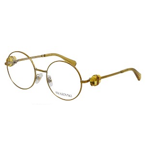 Swarovski SK 1001 4007 Womens Round Eyeglasses Yellow 53mm - 1 of 4