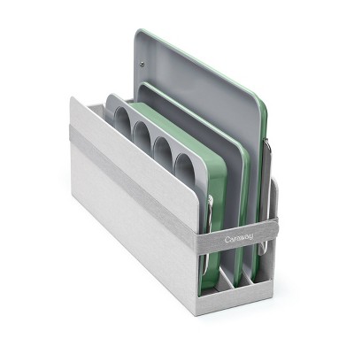 Sage Green Non-Stick Ceramic Bakeware Set with Aluminized Steel
