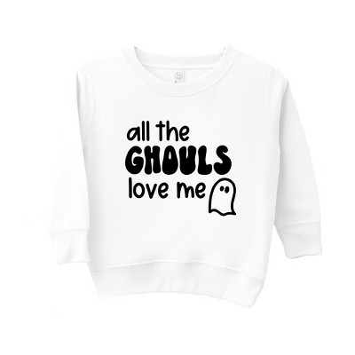 The Juniper Shop All The Ghouls Ghost Toddler Graphic Sweatshirt