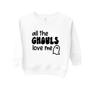 The Juniper Shop All The Ghouls Ghost Toddler Graphic Sweatshirt - 1 of 3