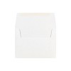 JAM Paper Gummed A7 Invitation Envelopes 7 1/4" x 5 1/4" Regular White 73767C - image 2 of 3