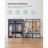 SONGMICS Closet Wardrobe, Portable Closet for Bedroom, Clothes Rail with Non-Woven Fabric Cover, Clothes Storage Organizer, 55.1 x 16.9 x 68.5 Inches - 2 of 4