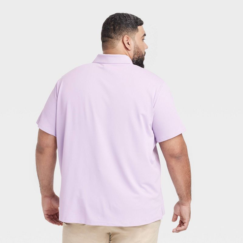 Men&#39;s Textured Polo Shirt- All In Motion&#8482;, 3 of 5