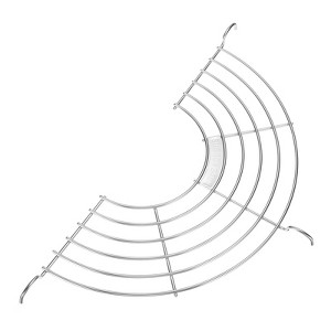 Unique Bargains Stainless Steel Semi-circular Tempura Strainers Oil Drain Rack - 1 of 4