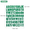 Unique Bargains Waterproof Vinyl Self-Adhesive Durable Mailbox Alphabet Stickers 6 Sheets - 3 of 4